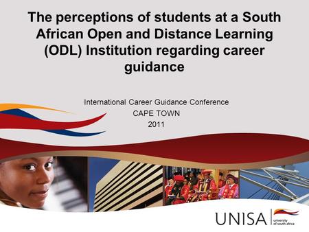 The perceptions of students at a South African Open and Distance Learning (ODL) Institution regarding career guidance International Career Guidance Conference.