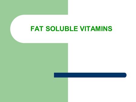 FAT SOLUBLE VITAMINS. FYI Your body can store excesses of fat soluble vitamins and can draw on reserves when your intake is low.