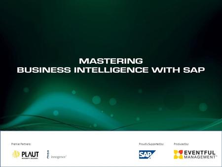 A Guide to Plan and Manage a Successful SAP BI Implementation