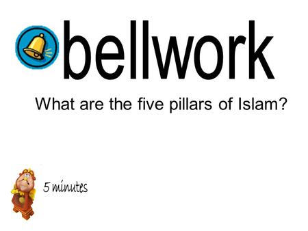What are the five pillars of Islam?. Read Section Ch. 9. 2 Cornell Notes Daily Quiz Ch.9.2 Notes x3 Trace, label, color Map on page 209 Extension: Brochure.