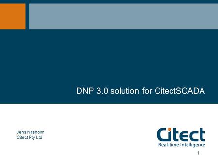 DNP 3.0 solution for CitectSCADA