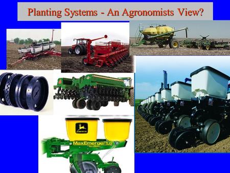 Planting Systems - An Agronomists View?. Alternate Row Spacings Narrow row and alternate row configurations have been of studied as a means to improve.