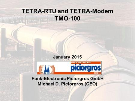 TETRA-RTU and TETRA-Modem TMO-100