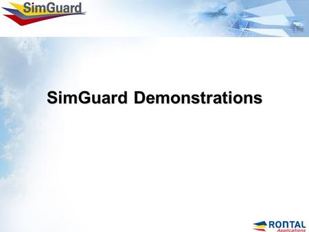 SimGuard Demonstrations. 2 Incident Management Solutions. “Incident” – An incident is any mishap which distracts or negatively affects pre-scheduled activity.