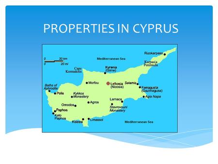 PROPERTIES IN CYPRUS.  member of the European union- cy- eu passport CYPRUS.