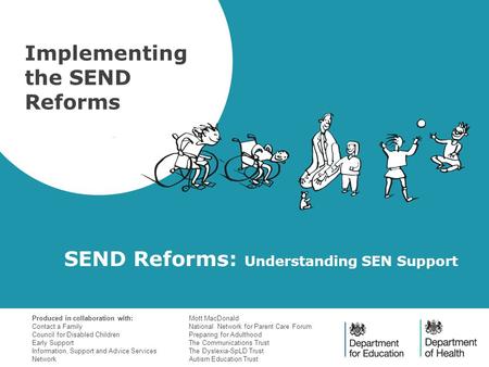 SEND Reforms: Understanding SEN Support