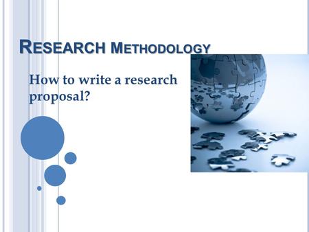 How to write a research proposal?