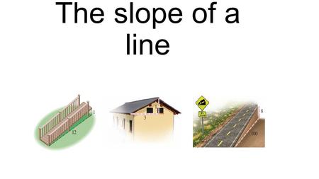 The slope of a line. We define run to be the distance we move to the right and rise to be the corresponding distance that the line rises (or falls). The.