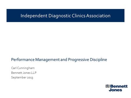 Performance Management and Progressive Discipline