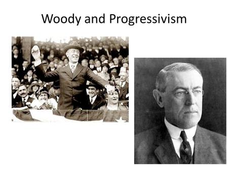 Woody and Progressivism. Assaulting the Triple Wall of Privilege Tariffs Trusts Banks Reforming the 3 sectors that hurt the common man.