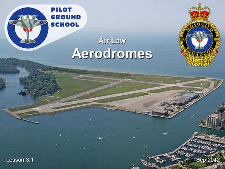 Air Law Aerodromes.
