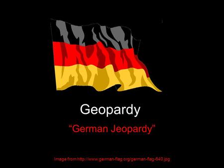 Geopardy “German Jeopardy” Image from