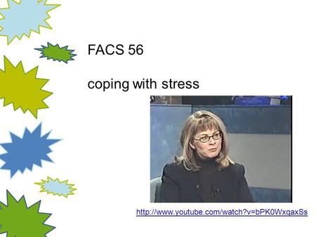 FACS 56 coping with stress