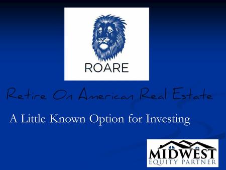 A Little Known Option for Investing. Would You Like More Choices For Your Investment Funds? It’s a common misconception among Americans that the only.