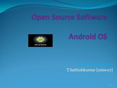 ppt presentation android operating system