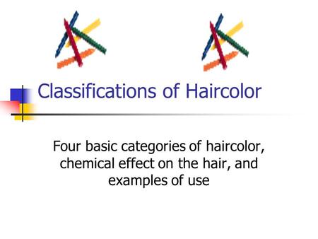 Classifications of Haircolor
