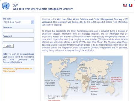 Who does What Where Database & Contact Management Directory (3W)