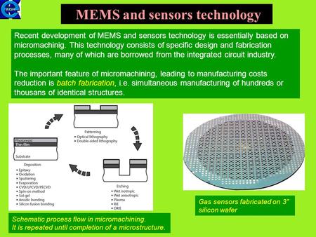 MEMS and sensors technology