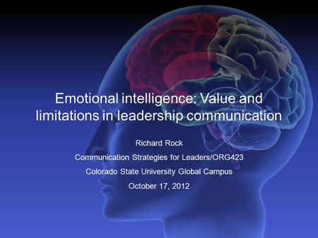 Richard Rock Communication Strategies for Leaders/ORG423