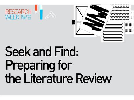 Library Research Week 2014  What databases are there to choose from?  Why are there so many?  What types are there?  Why do some have good indexing.