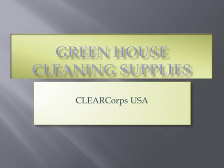 CLEARCorps USA. Hidden Harms in  Homes  Classrooms.