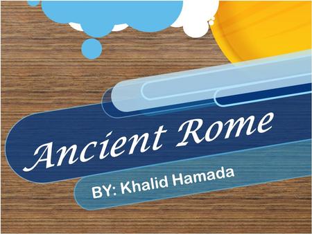 Ancient Rome BY: Khalid Hamada. Roman Religion (TEMPLES) wj Many of the most beautiful buildings were temples. Every god had his own temple. Temples were.