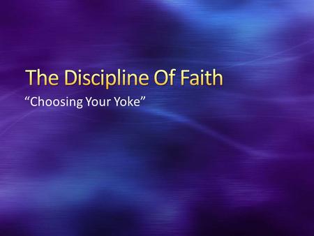 “Choosing Your Yoke”. Early in the reign of Zedekiah son of Josiah king of Judah, this word came to Jeremiah from the L ORD : 2 This is what the L ORD.