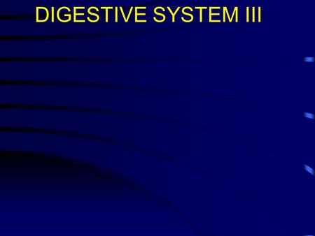 DIGESTIVE SYSTEM III. VII. Digestive organs - background information. A. There are a number of organs associated with the digestive tract that assist.