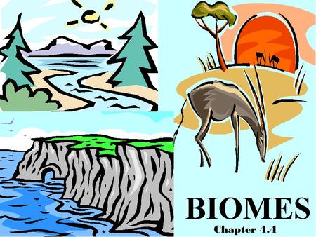 Biomes Chapter 4.4 Chapter 4.4.