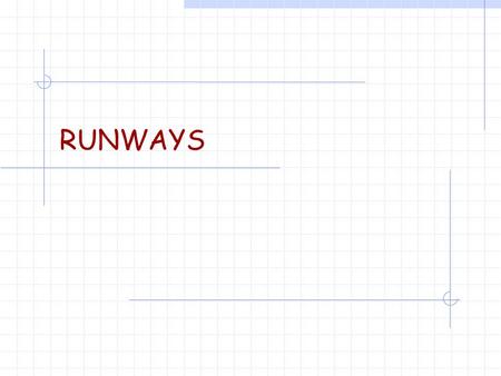 RUNWAYS. Runway Length Requirements  Governmental regulations  Airport location  Critical aircraft  Sources: