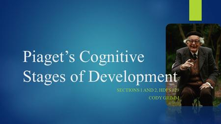 Piaget’s Cognitive Stages of Development