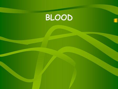 BLOOD. Blood is made up of 4 components. Red Blood Cell White Blood Cell Platelets Plasma.