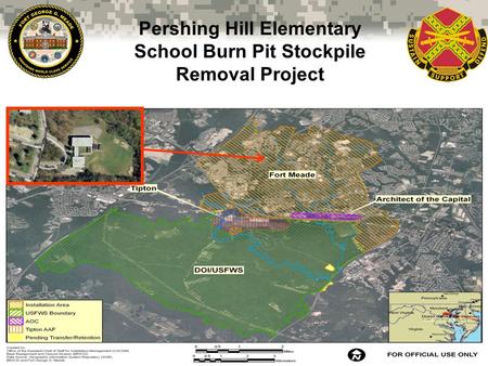 Pershing Hill Elementary School Burn Pit Stockpile Removal Project 1.
