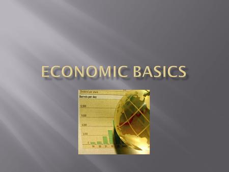 Economic Basics.