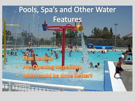 Plan Review Required Materials [ARM 37.115.308(3)] – (a) a plan view and a sectional view of both the pool, spa, or other water feature or related facility,
