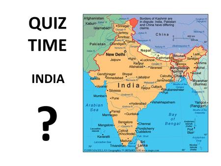 QUIZ TIME INDIA ?.