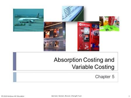 7-1 Explain how variable costing differs from absorption costing and compute unit product costs under each method. Learning objective number 1 is to explain.