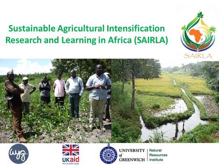 Sustainable Agricultural Intensification Research and Learning in Africa (SAIRLA)