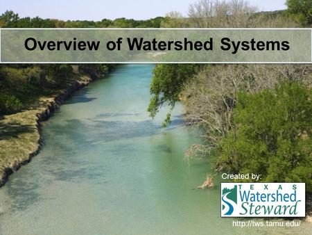 Overview of Watershed Systems