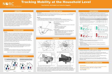This work examines the methodological challenges associated with tracking mobility at the household level. We describe a retroactive approach for linking.