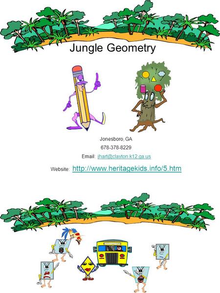 Jungle Geometry Jonesboro, GA 678-378-8229   Website: