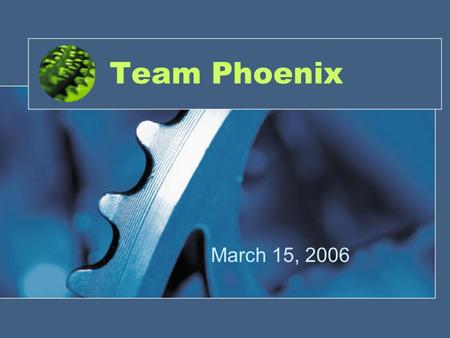 Team Phoenix March 15, 2006. Project Goal Our team will develop an air vehicle that will not only navigate a course autonomously while providing real.