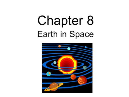 Chapter 8 Earth in Space. How long does it take for Earth to complete one full rotation?