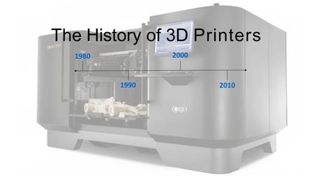 The History of 3D Printers