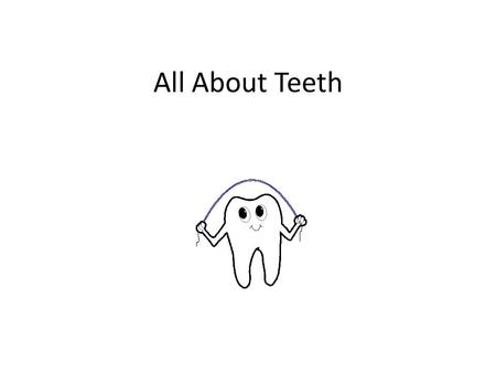All About Teeth. Q What are our teeth made up of? A: Our teeth are made up of hard substance called enamel.