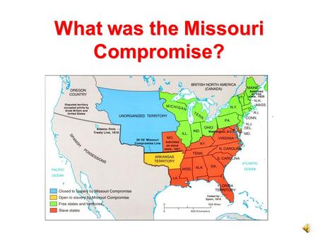 What was the Missouri Compromise?