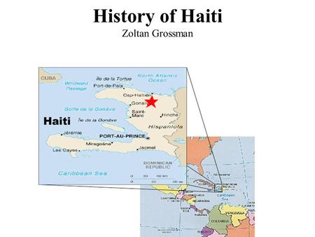History of Haiti Zoltan Grossman. Colonized by French French ruled sugar plantations harshly in western half of Hispaniola. African slaves began speaking.