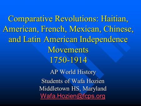 Students of Wafa Hozien Middletown HS, Maryland