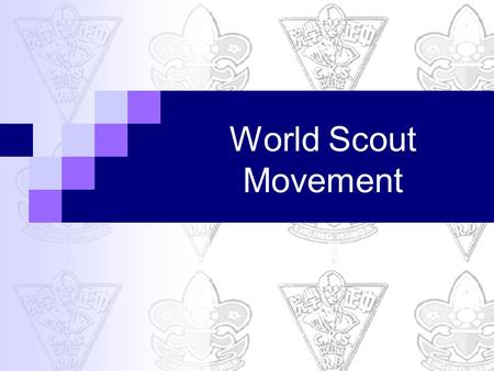 World Scout Movement.