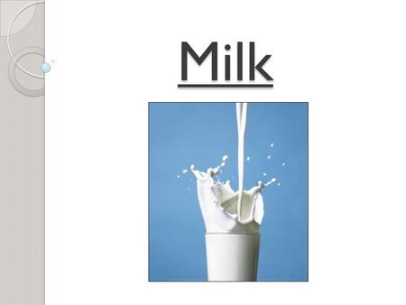 Milk. Milk 1. It is recommended that we switch to low-fat or fat-free milk and get least 3 cups daily from the Dairy food group. 2. Milk and milk products,
